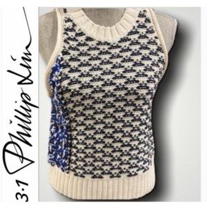 3.1 Phillip Lim Sweater Knit Vest Size Small